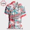 Custom Kelowna Rockets Using Away Jersey Color Hawaiian Shirt