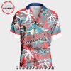 Custom Moose Jaw Warriors Using Home Jersey Color Hawaiian Shirt