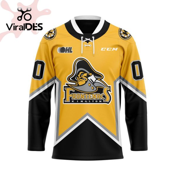 Custom Kingston Frontenacs Reverse Retro Pattern Hockey Jersey