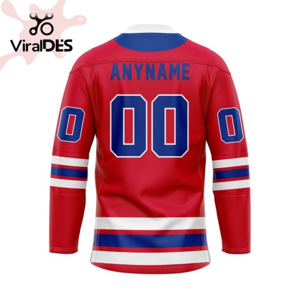 Custom Kitchener Rangers Reverse Retro Pattern Hockey Jersey