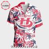 Custom Lethbridge Hurricanes Using Away Jersey Color Hawaiian Shirt