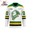 Custom London Knights Mix Home And Away Hockey Jersey