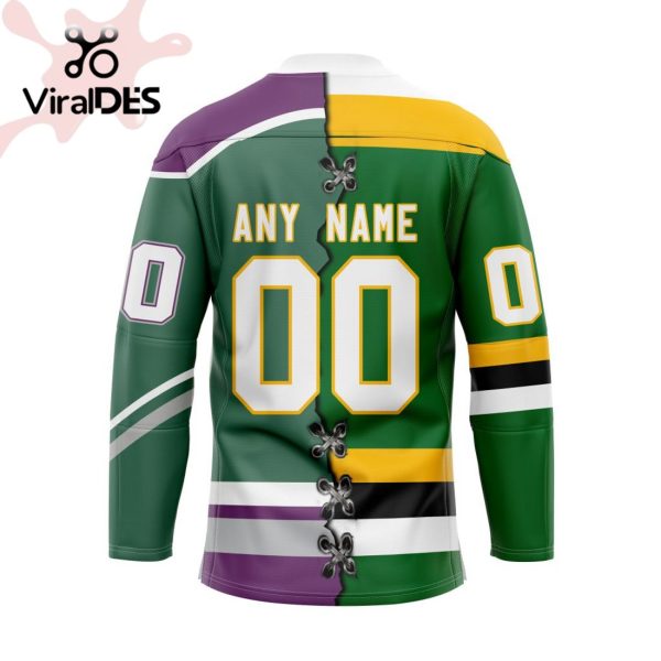 Custom London Knights Mix Home And Retro Hockey Jersey