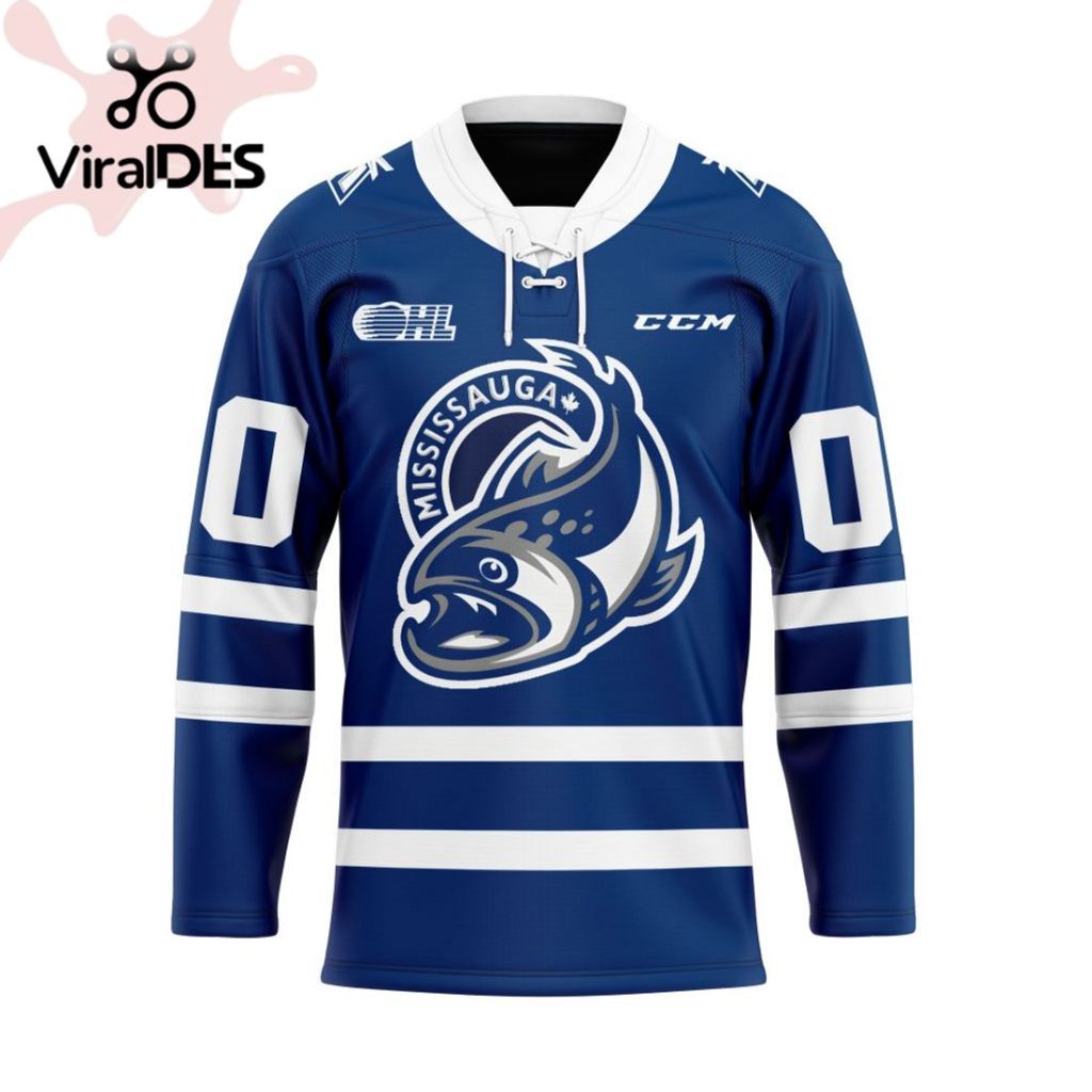 Custom Mississauga Steelheads Home Hockey Jersey Viraldes Store