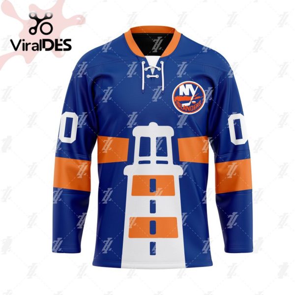Custom New York Islanders Specialized Flying Jersey X Morden Stadium Hockey Jersey
