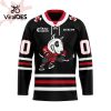 Custom Niagara IceDogs Mix Home And Away Hockey Jersey