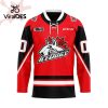 Custom Niagara IceDogs Mix Home And Retro Hockey Jersey