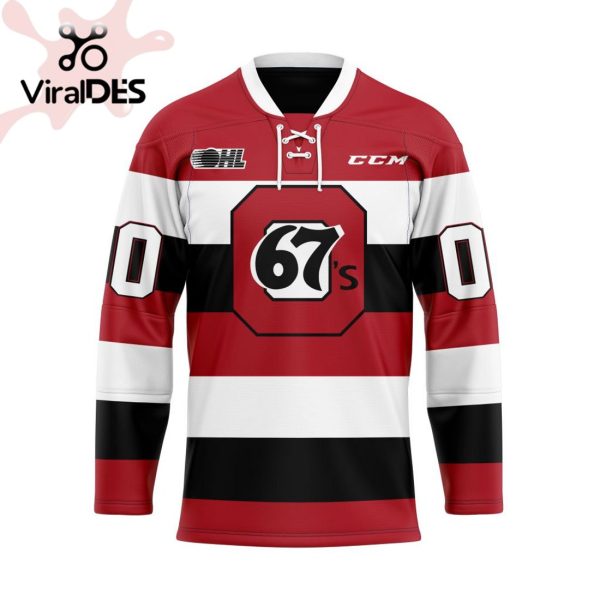 Custom Ottawa 67’s Home Hockey Jersey
