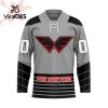 Custom Philadelphia Wings Mix Retro And Home Hockey Jersey