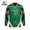 Custom Rochester Knighthawks Special Reverse Retro Pattern Hockey Jersey