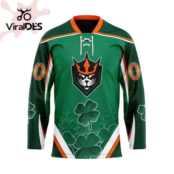 Custom San Diego Seals Team For St.Patrick Day Hockey Jersey