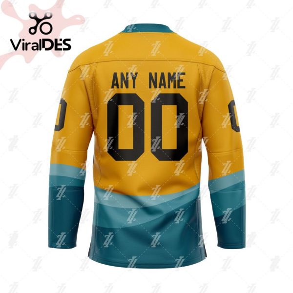 Custom San Jose Sharks Specialized Flying Jersey X Morden Stadium Hockey Jersey