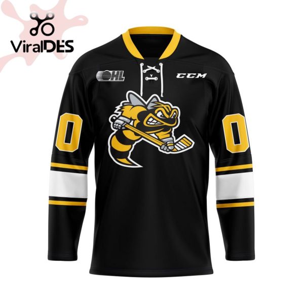 Custom Sarnia Sting Home Hockey Jersey