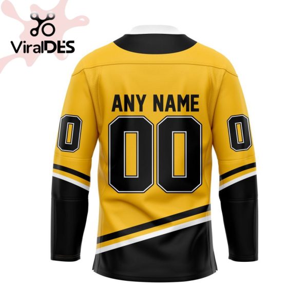 Custom Sarnia Sting Reverse Retro Pattern Hockey Jersey