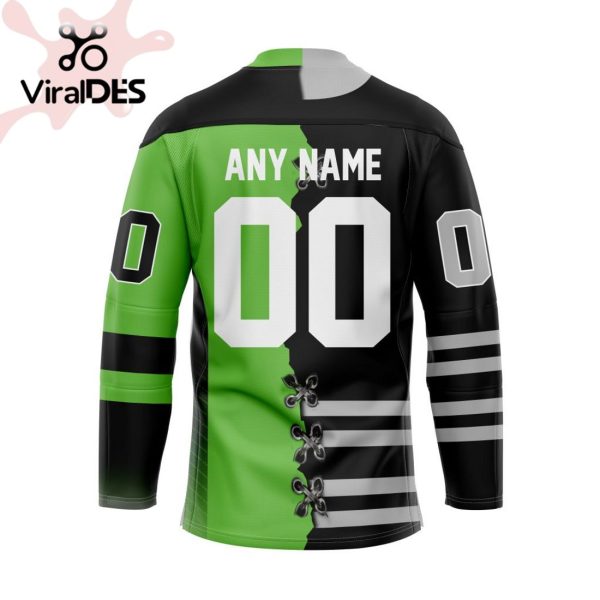 Custom Saskatchewan Rush Mix Retro And Home Hockey Jersey