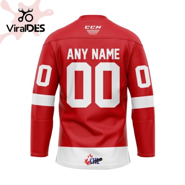 Custom Sault Ste. Marie Greyhounds Home Hockey Jersey