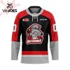 Custom Sault Ste. Marie Greyhounds Mix Home And Retro Hockey Jersey