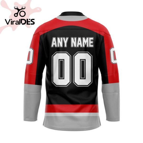 Custom Sault Ste. Marie Greyhounds Reverse Retro Pattern Hockey Jersey