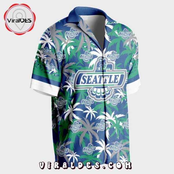 Custom Seattle Thunderbirds Using Home Jersey Color Hawaiian Shirt