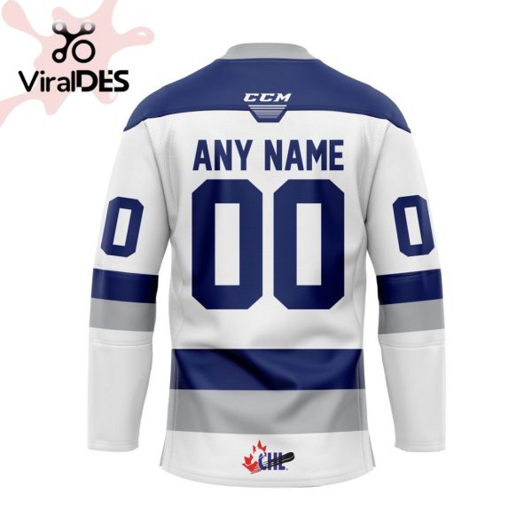 Custom Sudbury Wolves Away Hockey Jersey