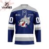 Custom Sudbury Wolves Mix Home And Away Hockey Jersey