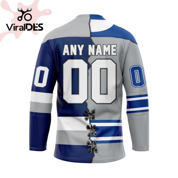 Custom Sudbury Wolves Mix Home And Retro Hockey Jersey