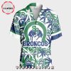 Custom Swift Current Broncos Using Home Jersey Color Hawaiian Shirt