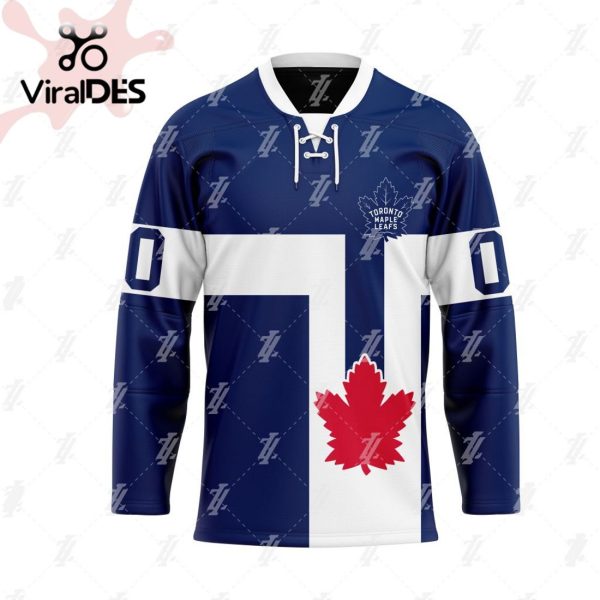 Custom Toronto Maple Leafs Specialized Flying Jersey X Morden Stadium Hockey Jersey