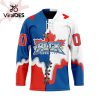 Custom Toronto Maple Leafs Specialized Flying Jersey X Morden Stadium Hockey Jersey