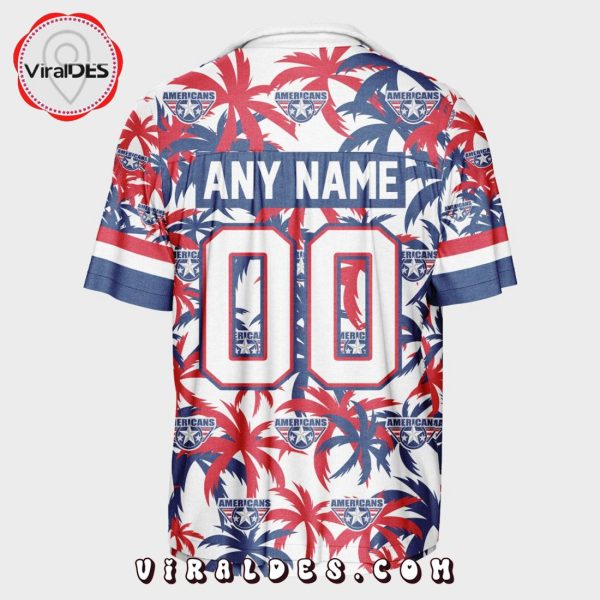 Custom Tri-City Americans Using Away Jersey Color Hawaiian Shirt