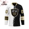 Custom Vancouver Warriors Mix Retro And Home Hockey Jersey