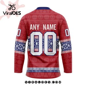 NHL Montreal Canadiens Personalized Native Design Hockey Jersey