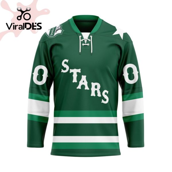 Dallas Stars Special Heritage Jersey Concepts With Team Logo Hockey Jersey