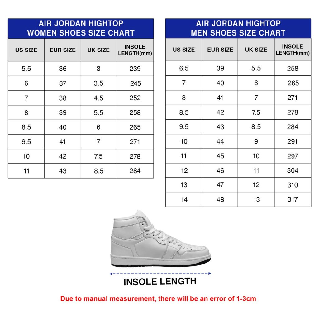 Custom Collingwood FC Premium Air Jordan 1 High Top Sneakers