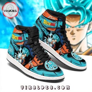 Dragon Ball Sneakers Anime Blue Air Jordan 1 Limited