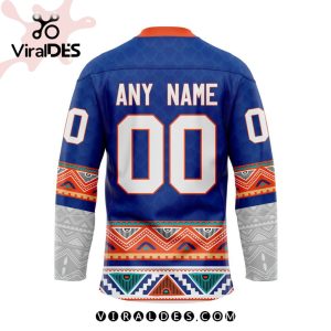NHL New York Islanders Personalized Native Design Hockey Jersey