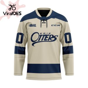 Custom Erie Otters Alternate Hockey Jersey