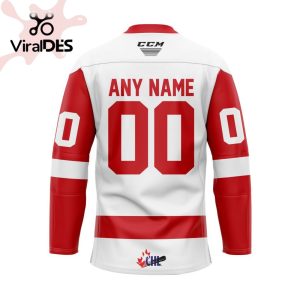 Custom Sault Ste. Marie Greyhounds Away Hockey Jersey