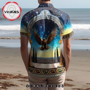 Unveiling The Eagle-Inspired Hawaiian Shirt With Golden State Warriors Logo
