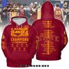 Iowa State Cyclones 2024 Men’s Gold Basketball Champions Hoodie