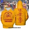 Iowa State Cyclones Men’s Basketball Champions 2024 Cardinal Hoodie