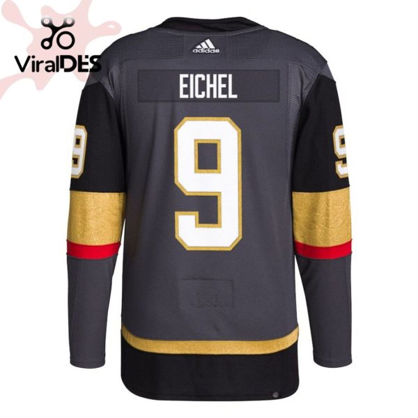 Jack Eichel Vegas Golden Knights 2023 Stanley Cup Champions Alternate Player Jersey – Gray