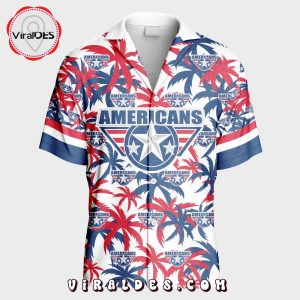 Custom Tri-City Americans Using Away Jersey Color Hawaiian Shirt