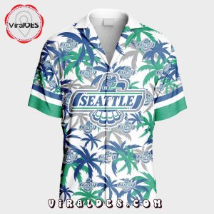 Custom Seattle Thunderbirds Using Away Jersey Color Hawaiian Shirt