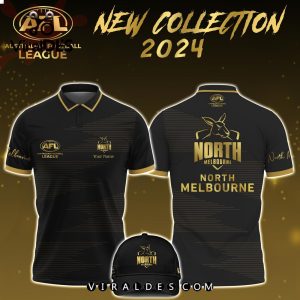 Custom North Melbourne AFL Polo, Cap Limited Edition
