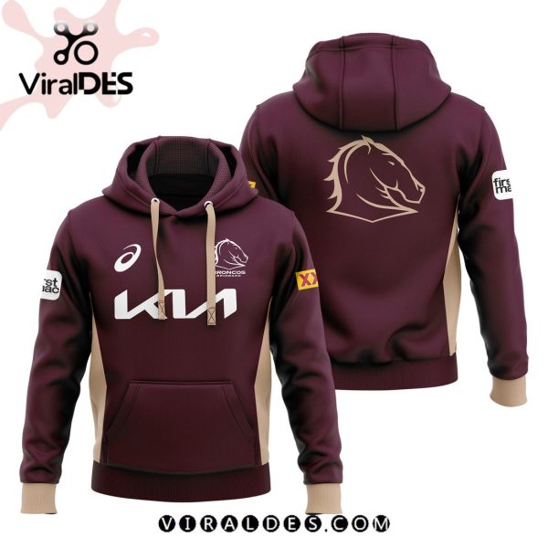 Limited Edition NRL Brisbane Broncos Red Hoodie 3D