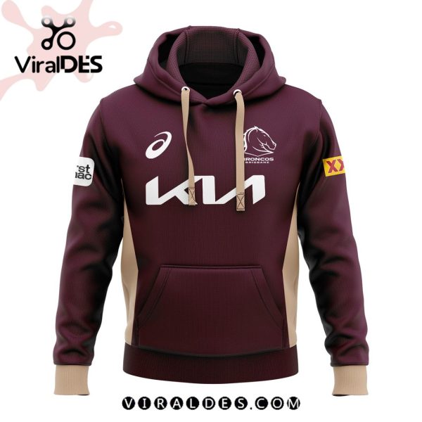 Limited Edition NRL Brisbane Broncos Red Hoodie 3D