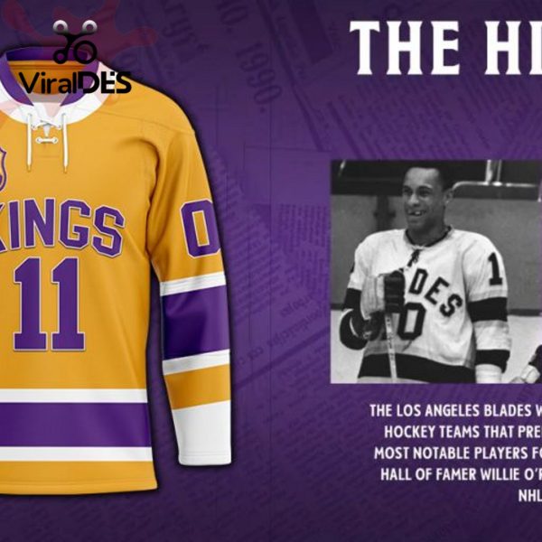 Los Angeles Kings Special Heritage Jersey Concepts With Team Logo Hockey Jersey
