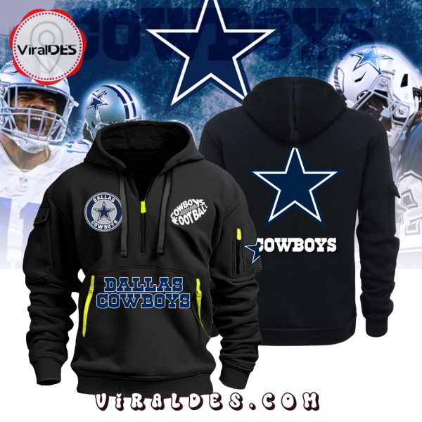 Luxury Dallas Cowboys Football Black Hoodie