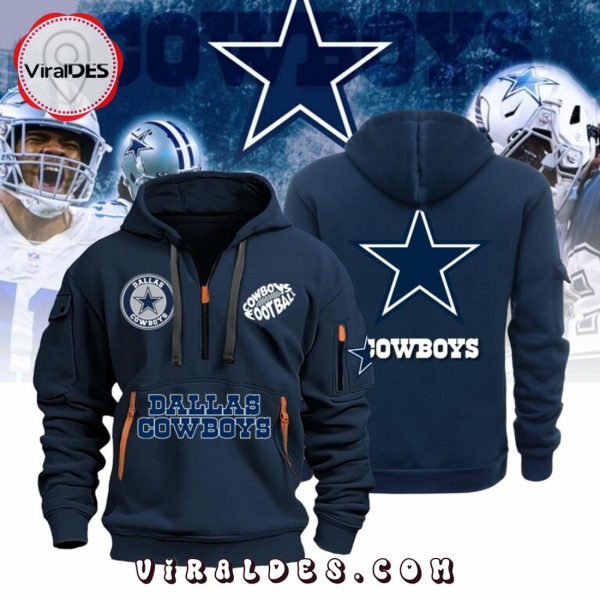 Luxury Dallas Cowboys Football Navy Hoodie